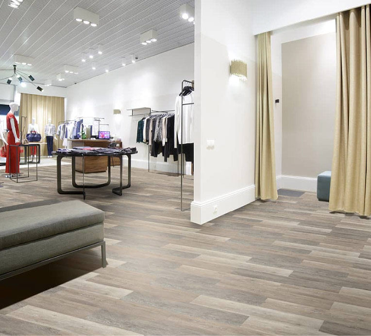 Parquet en lames clipsables